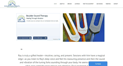 Desktop Screenshot of bouldersoundtherapy.com