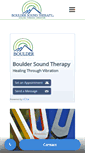 Mobile Screenshot of bouldersoundtherapy.com